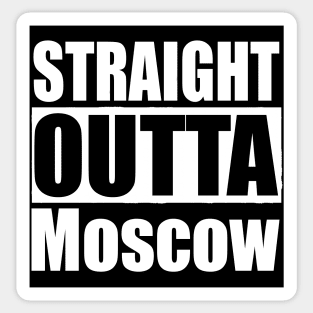 STRAIGHT OUTTA MOSCOW  Quarantine Sticker Sticker